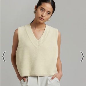 The Frankie Shop Celie Knit Vest